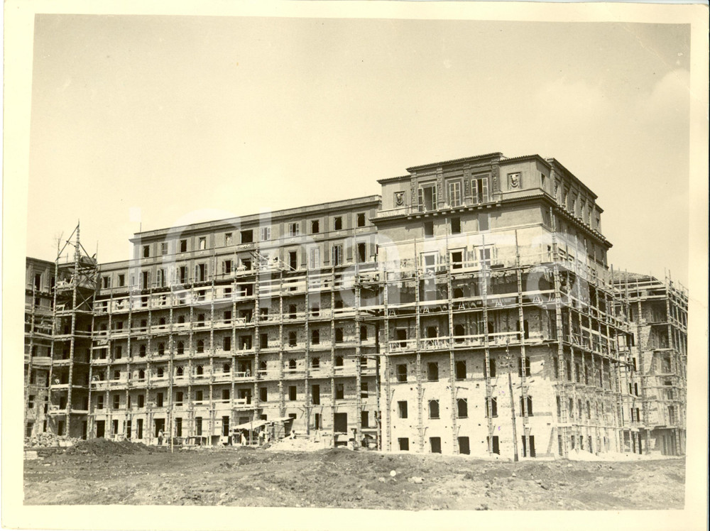 Fotografia d epoca originale 1930 ROMA Alloggi convenzionati con il GOVERNATORATO in costruzione Fotografia 1