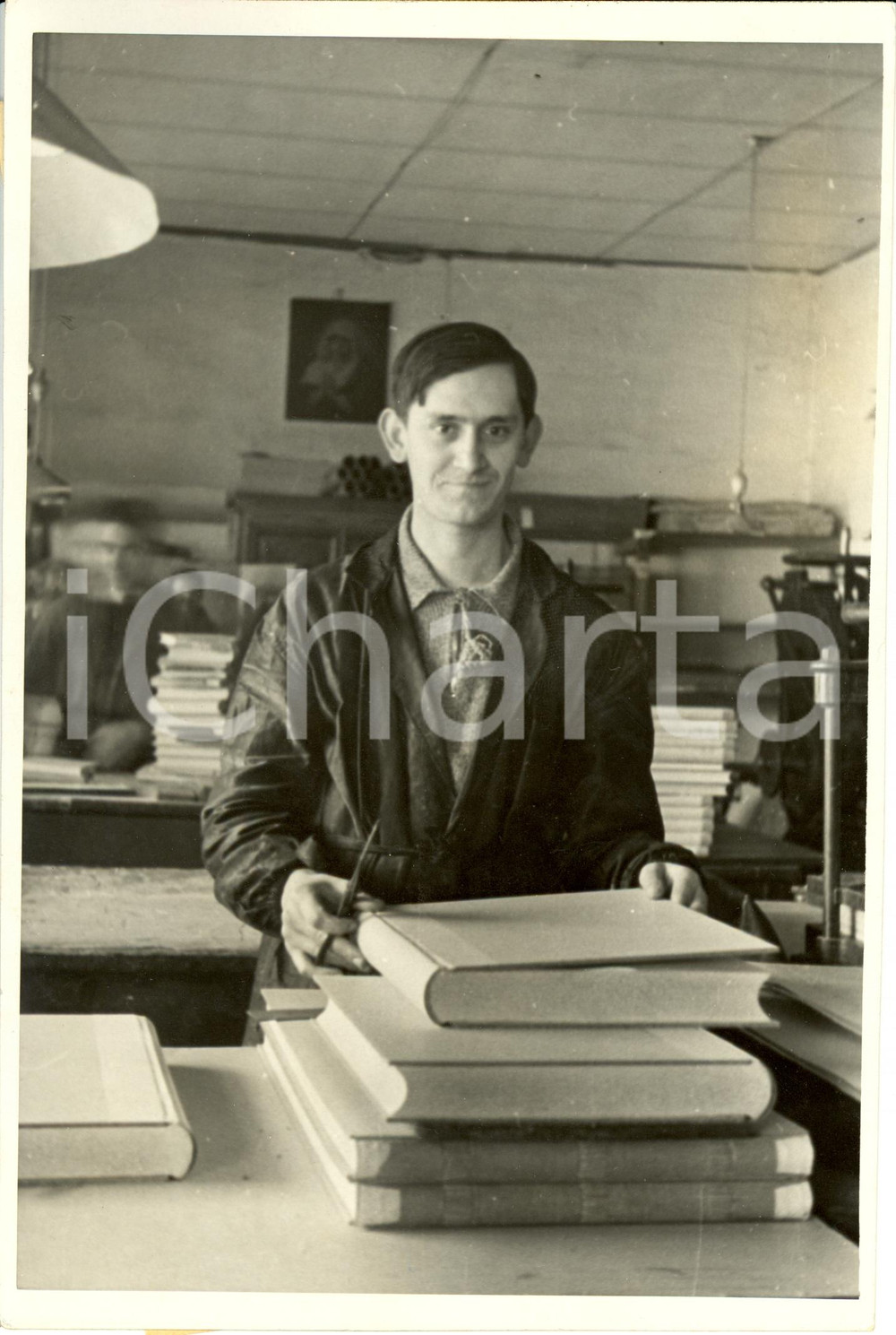 Fotografia d epoca originale 1937 ROMA Enrico LUCARELLI legatore ha inaugurato SABATI TEATRALI Fotografia 1