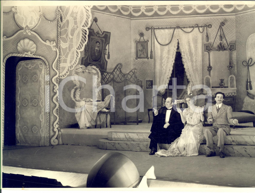 Fotografia d epoca originale 1938 SANREMO IM TEATRO Amelia al ballo  Gian Carlo MENOTTI Prima italiana 1