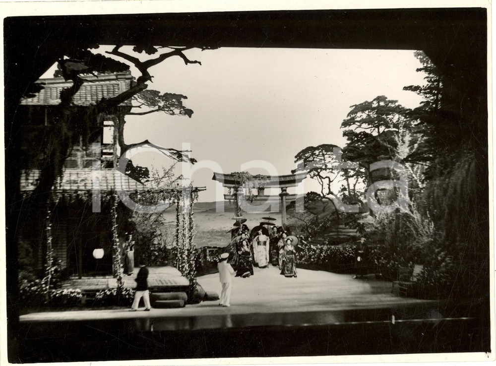 Fotografia d epoca originale 1938 MILANO Teatro alla SCALA  Madame Butterfly  di Giacomo PUCCINI Fotografia 1
