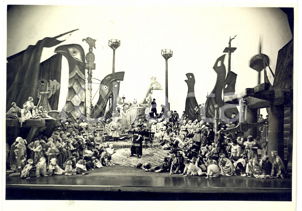 Fotografia d epoca originale 1938 MILANO Teatro alla SCALA Il RING di WAGNER Fotografia RARA 1