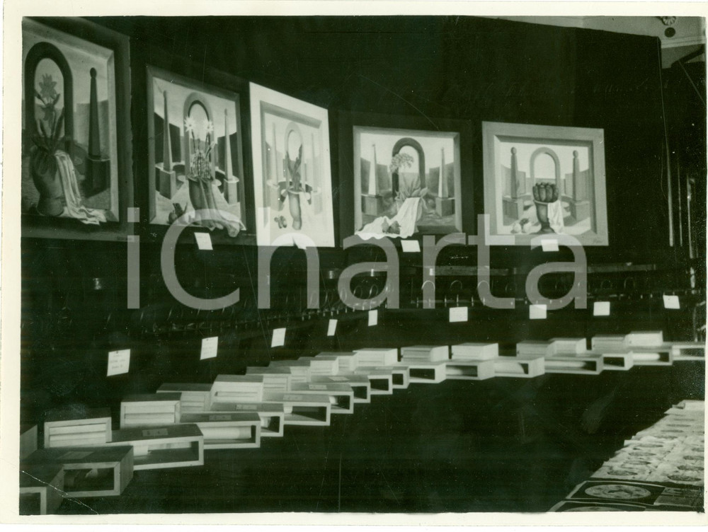 Fotografia d epoca originale 1935 MILANO Angolo Mostra Artigianato alla Federazione Artigiani FOTOGRAFIA 1