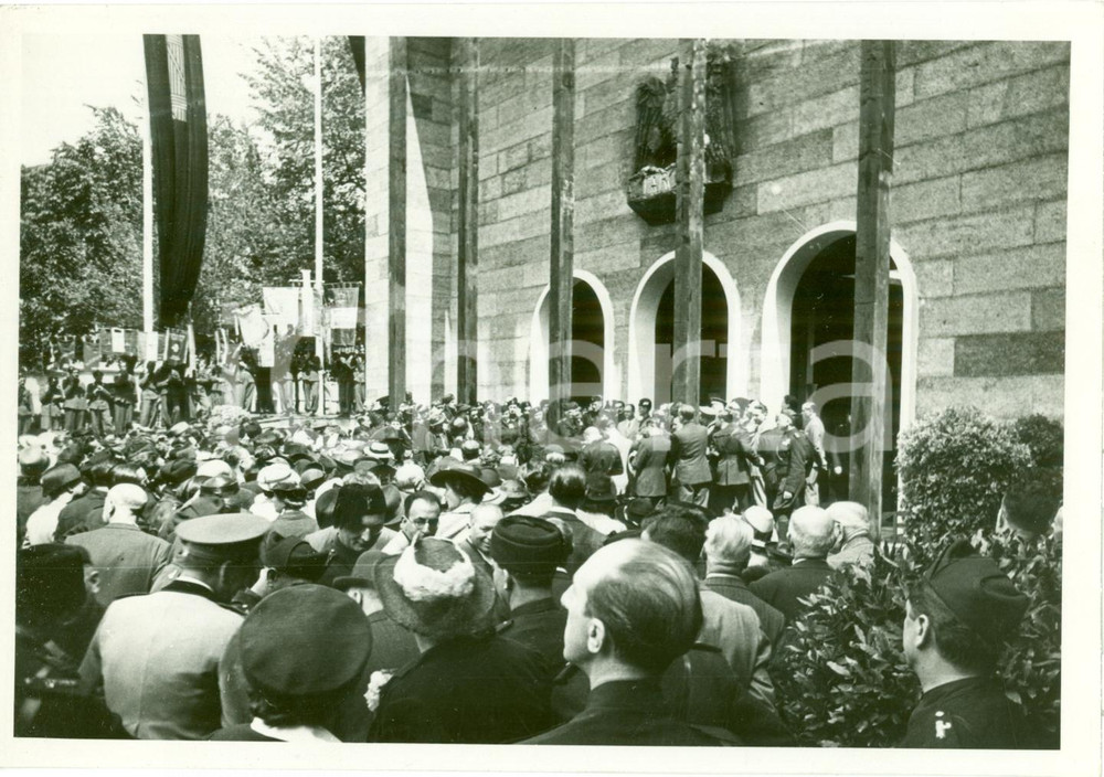 Fotografia d epoca originale 1938 FIRENZE Renato RICCI inaugura Mostra mercato Artigianato Fotografia 1