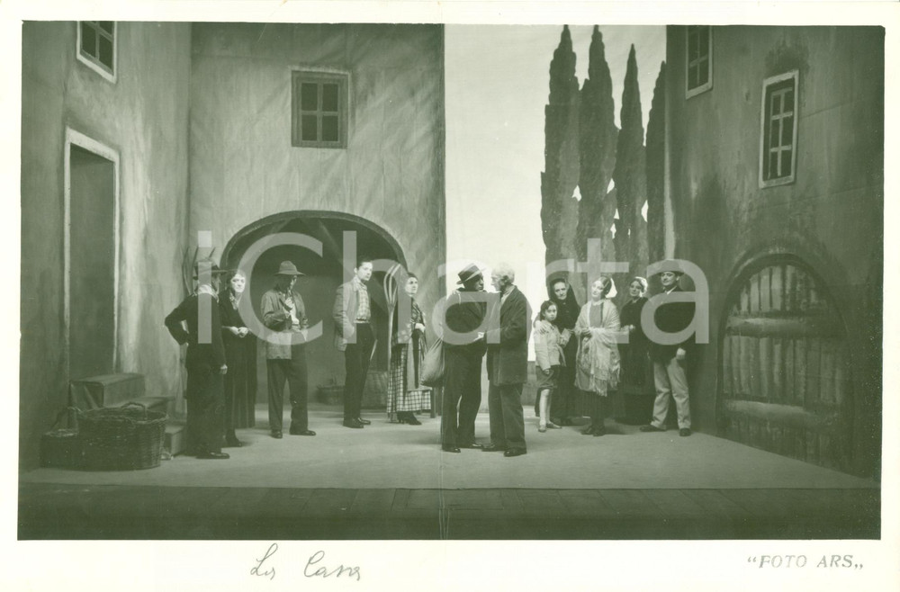 Fotografia d epoca originale 1937 FIRENZE Littoriali teatro Debutto Siro ANGELI con La casa GUF PISA Foto 1