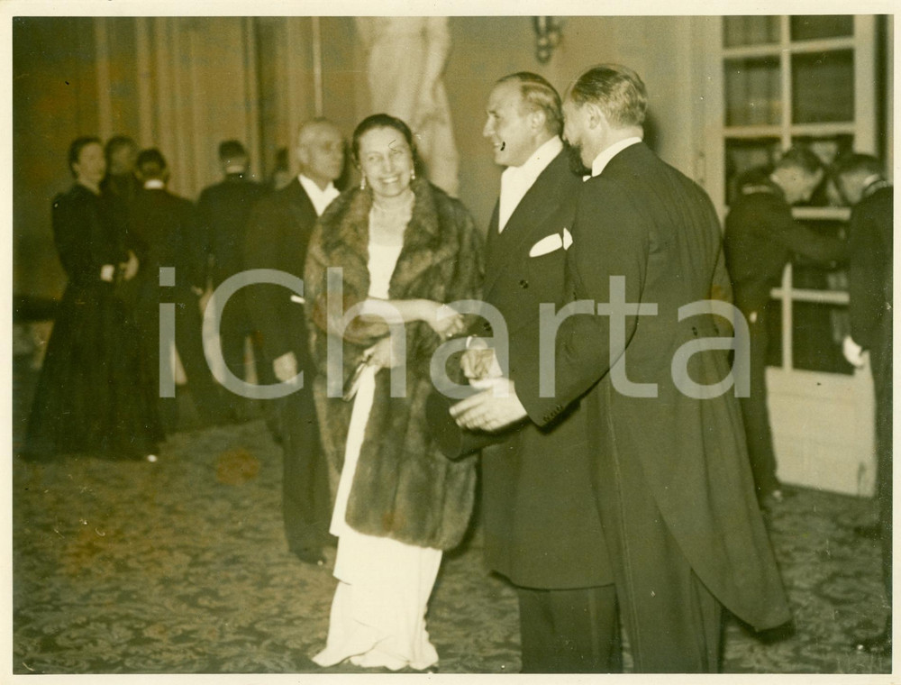 Fotografia d epoca originale 1937 MILANO Dino ALFIERI inaugurazione stagione Teatro ALLA SCALA Fotografia 1