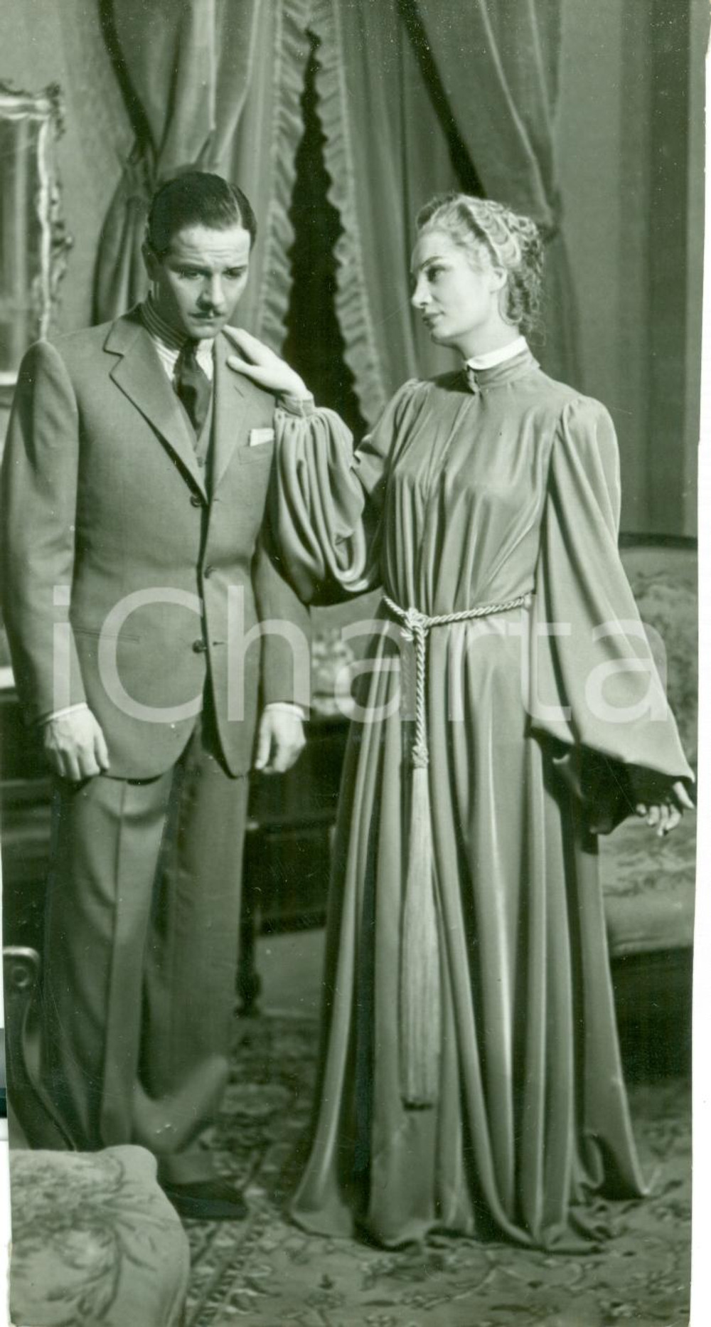 Fotografia d epoca originale 1940 MILANO TEATRO NUOVO Compagnia BESOZZI  FERRATI Una donna senza importanza 1