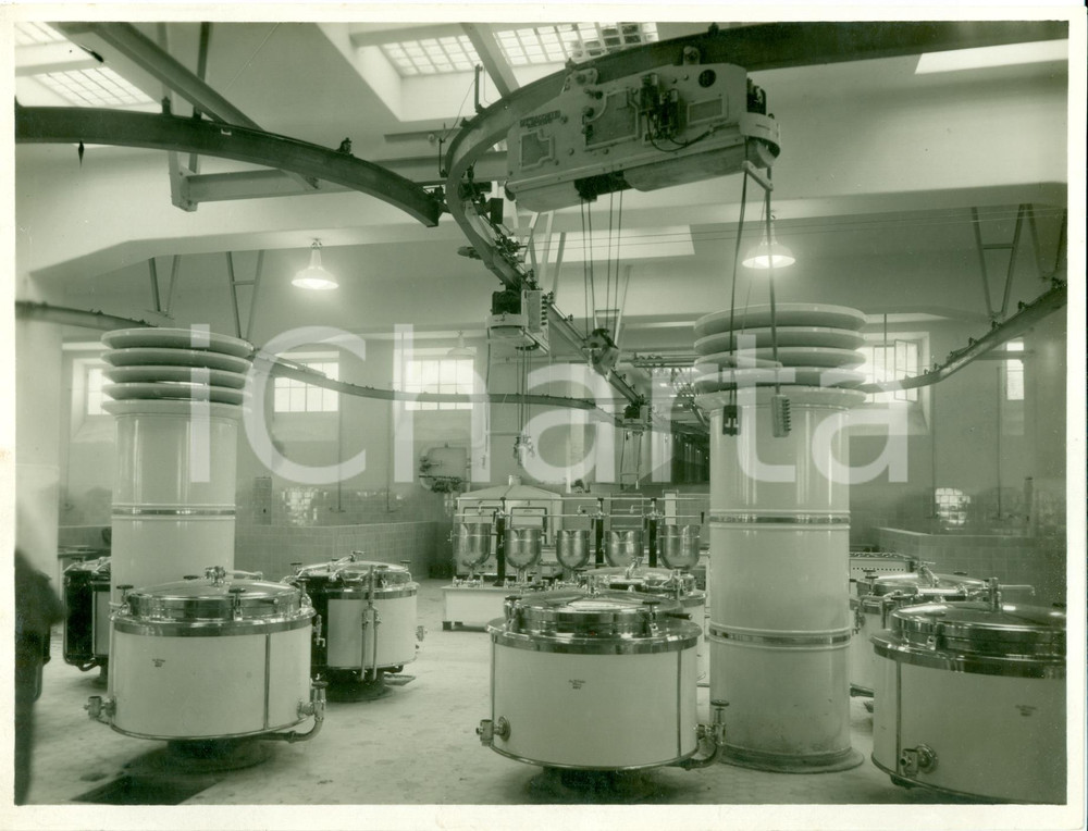 Fotografia d epoca originale 1934 ROMA Cucina ospedale sanatoriale BENITO MUSSOLINI Fotografia 1