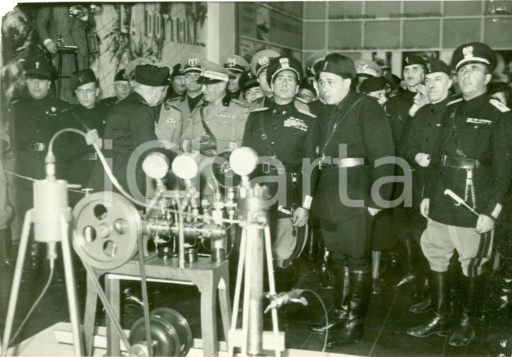 Fotografia d epoca originale 1938 TORINO Mostra Autarchia Achille STARACE padiglione metallurgia FOTOGRAFIA 1