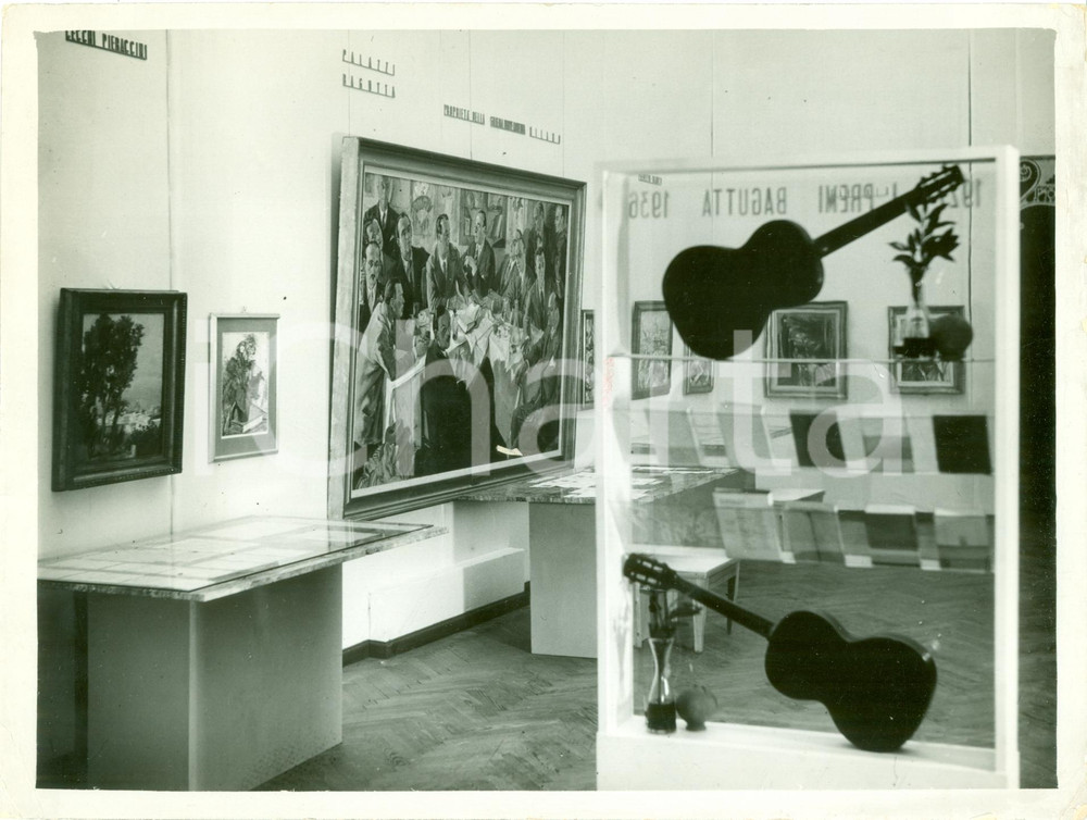 Fotografia d epoca originale 1936 MILANO GALLERIA PESARO Amici di BAGUTTA mostra dei premi Fotografia 1