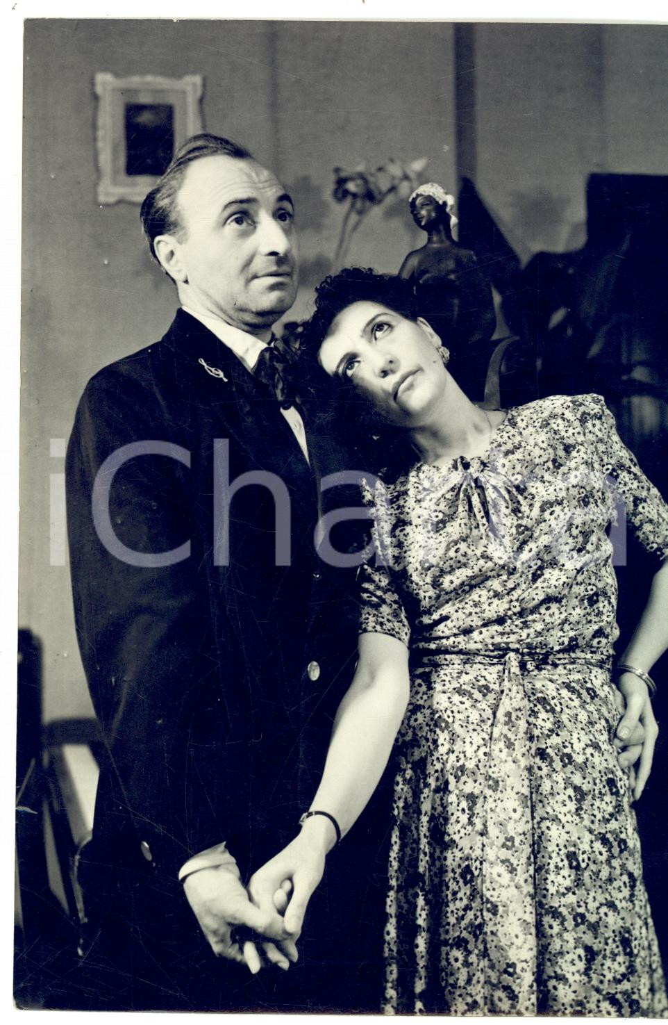 Fotografia d epoca originale 1939 MILANO TEATRO ODEON Gino CAVALIERI in  L altalena in fior  Giuseppe ADAMI 1