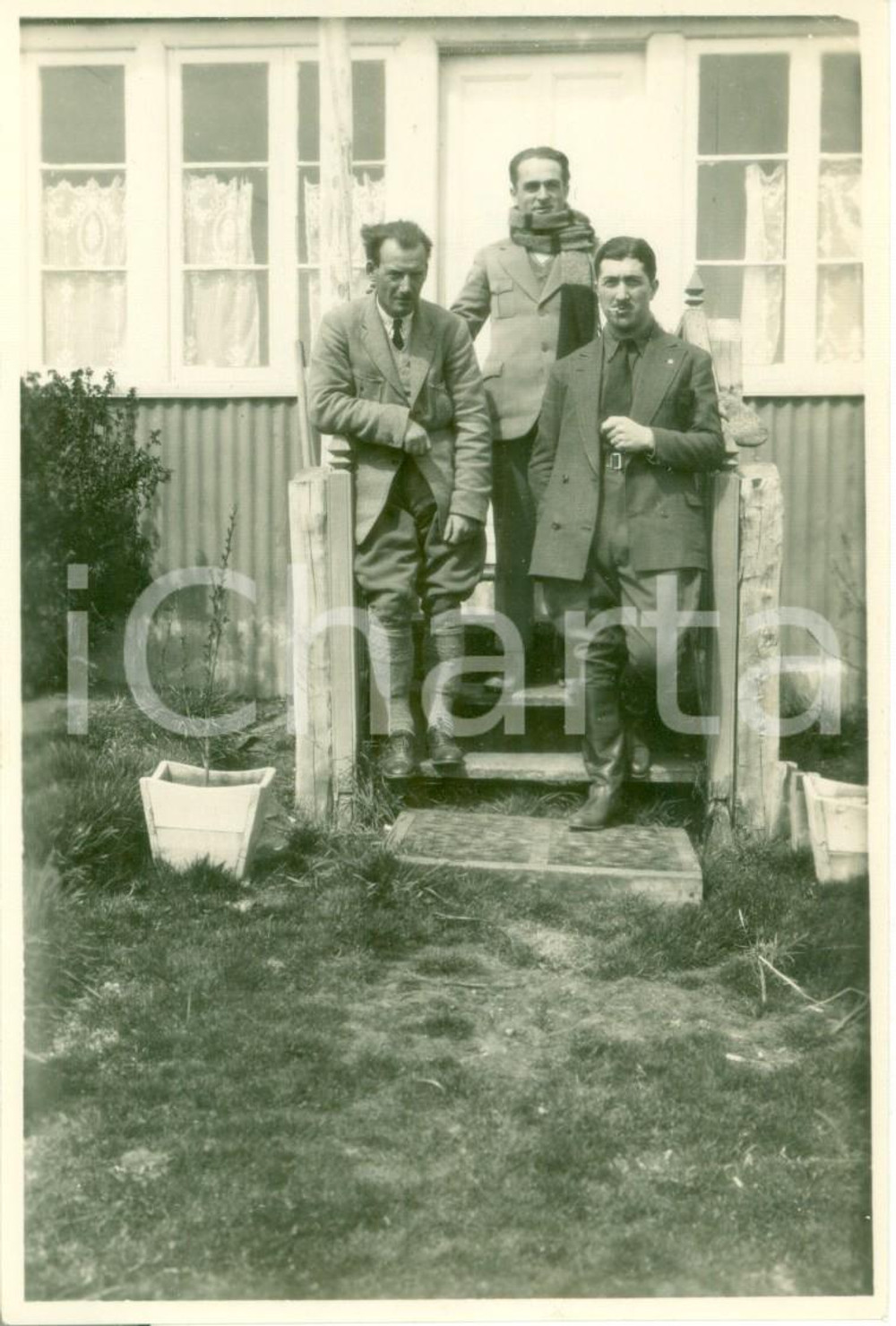 Fotografia d epoca originale 1930 TERRA DEL FUOCO Turisti all azienda MARINA presso Lago FAGNANO Fotografia 1