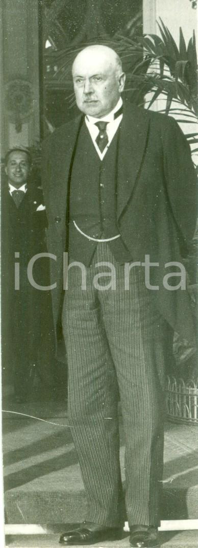 Fotografia d epoca originale 1921 ROMA Ingegnere Angel GALLARDO ambasciatore argentino Fotografia cm 5 x 13 1