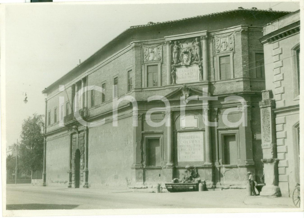 Fotografia d epoca originale 1929 ROMA Casino di VIGNA DI PAPA GIULIO sede Ambasciata Italiana SANTA SEDE 1