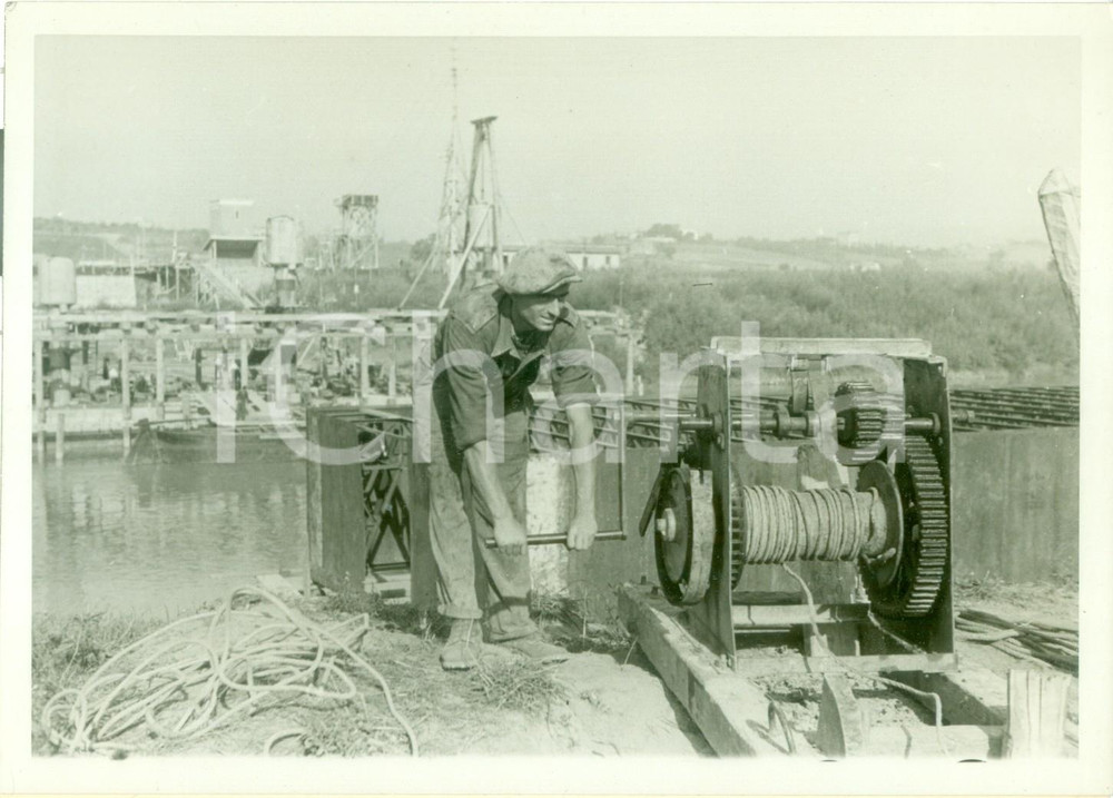 Fotografia d epoca originale 1939 ROMA Costruzione del Ponte della MAGLIANA per l Esposizione 1942 Foto 1