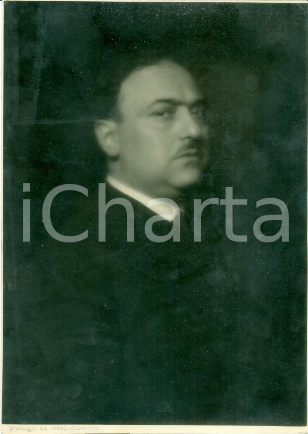 Fotografia d epoca originale 1935 ca MILANO Ritratto del giornalista Manlio MORGAGNI Fotografia 1