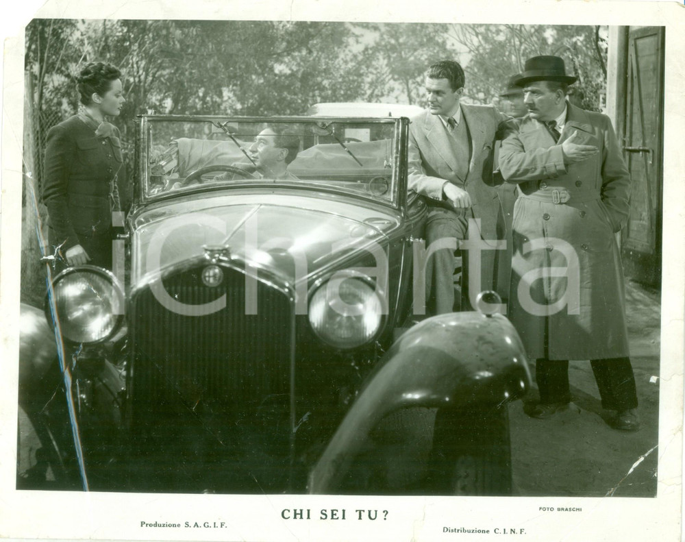 Fotografia d epoca originale 1939 CINEMA Maria DENIS Antonio CENTA Guido BARBARISI Chi sei tu? DANNEGGIATA 1