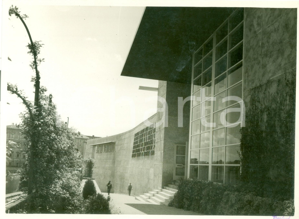 Fotografia d epoca originale 1936 VATICANO Esposizione Stampa Cattolica Scorcio dell ingresso Fotografia 1