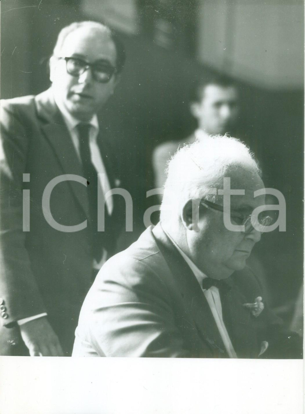 Fotografia d epoca originale 1959 PREMIO LUZZARA Critico Francesco FLORA tra i giurati Fotografia 1