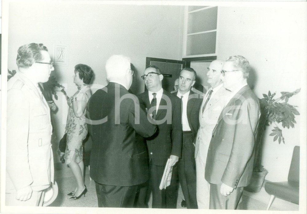 Fotografia d epoca originale 1961 CHIANCIANO TERME Francesco FLORA in giuria per premio a PASOLINI Fotografia 1