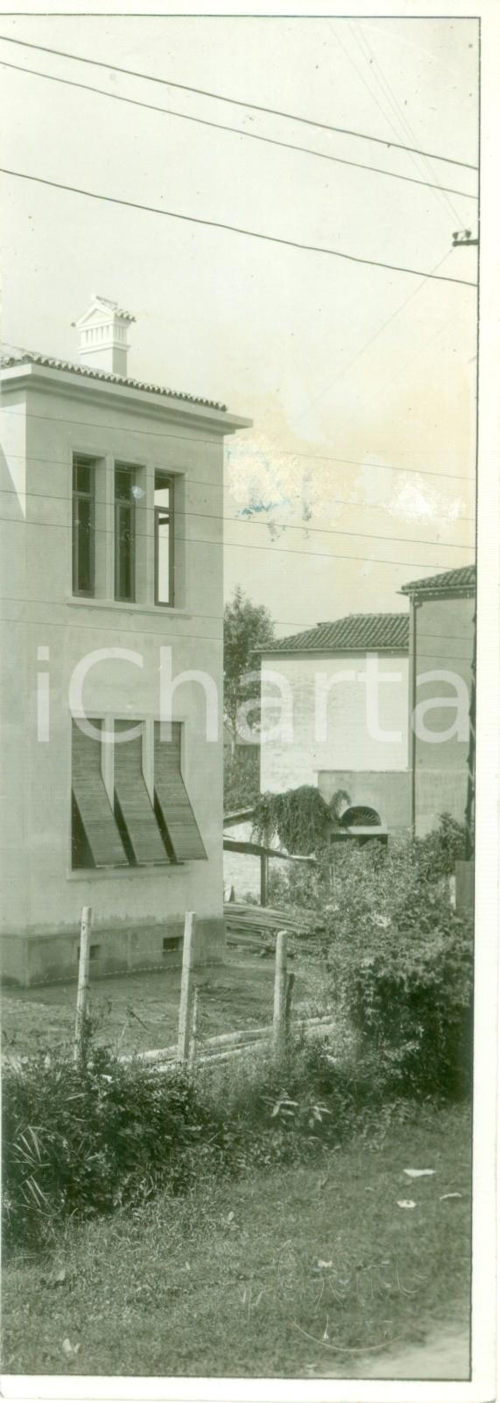 Fotografia d epoca originale 1939 REGGIO EMILIA Nuove case rurali nella campagna emiliana Fotografia 1