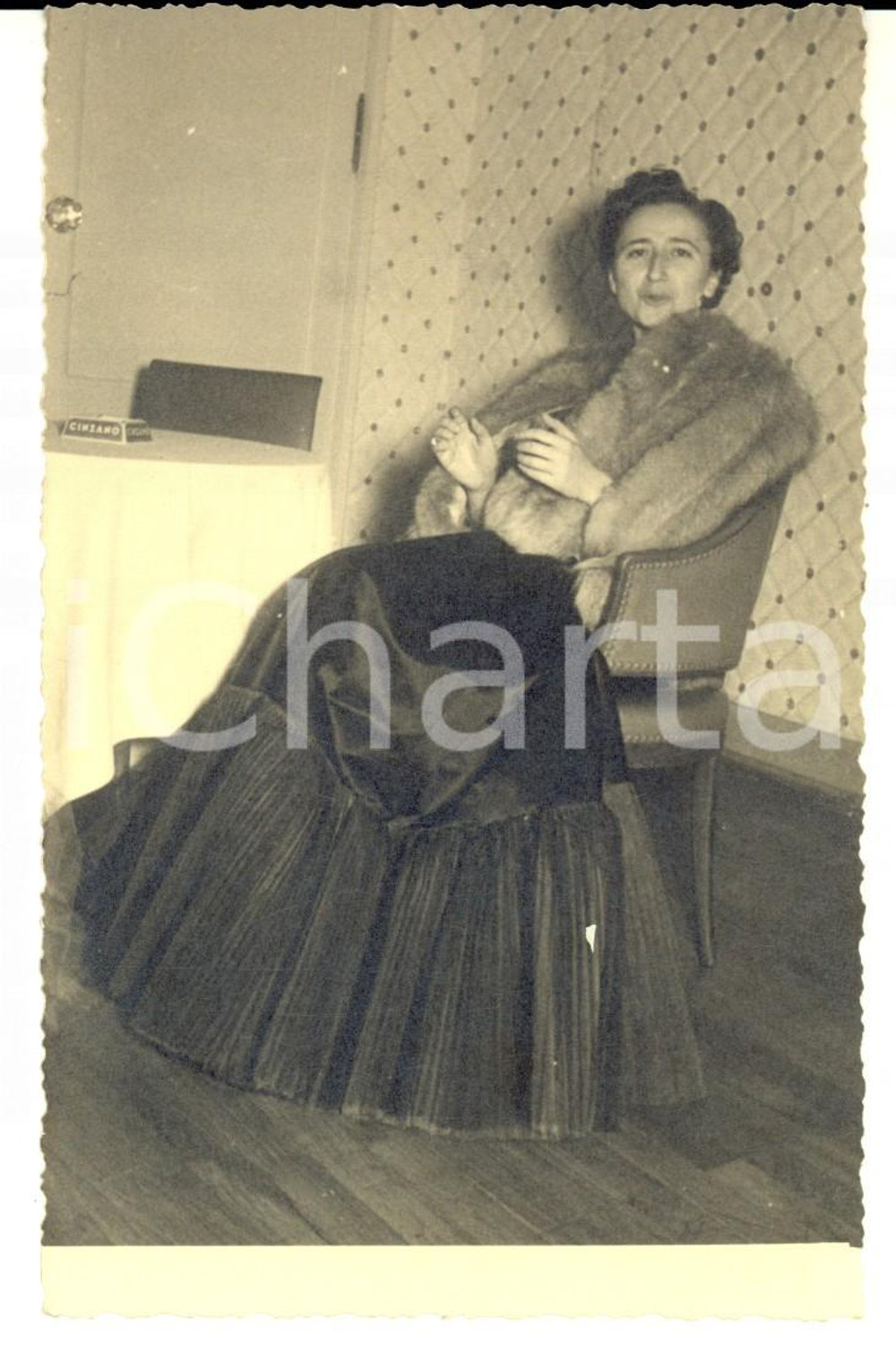 Fotografia d epoca originale 1951 TORINO Sandra DE MAGISTRIS alla veglia degli avvocati Foto OTTOLENGHI 1