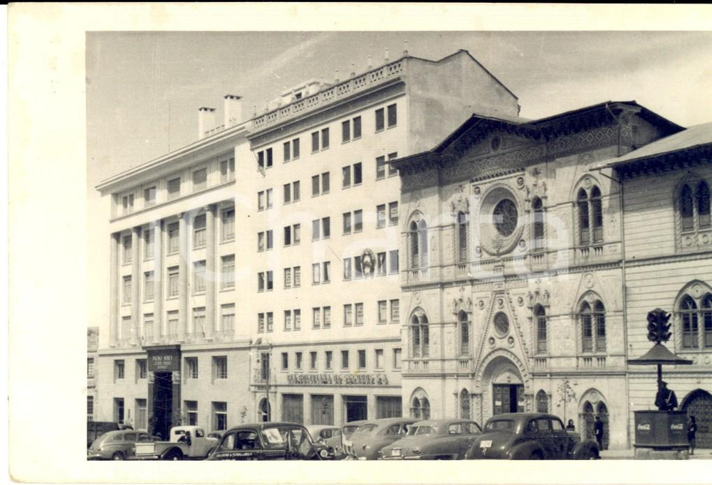 Fotografia d epoca originale 1960 ca LA PAZ BOLIVIA Veduta di una piazza centrale Fotografia FP 1