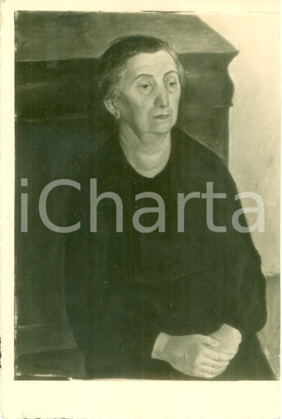 Fotografia d epoca originale 1936 MOSTRE D ARTE Pompilio MANDELLI Ritratto Fotografia coeva del quadro 1