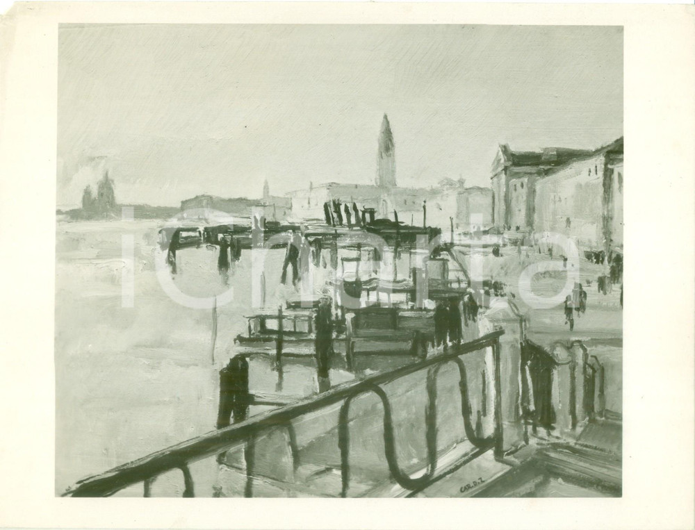 Fotografia d epoca originale 1933 VENEZIA Carlo DALLA ZORZA Venezia Fotografia coeva del quadro 1