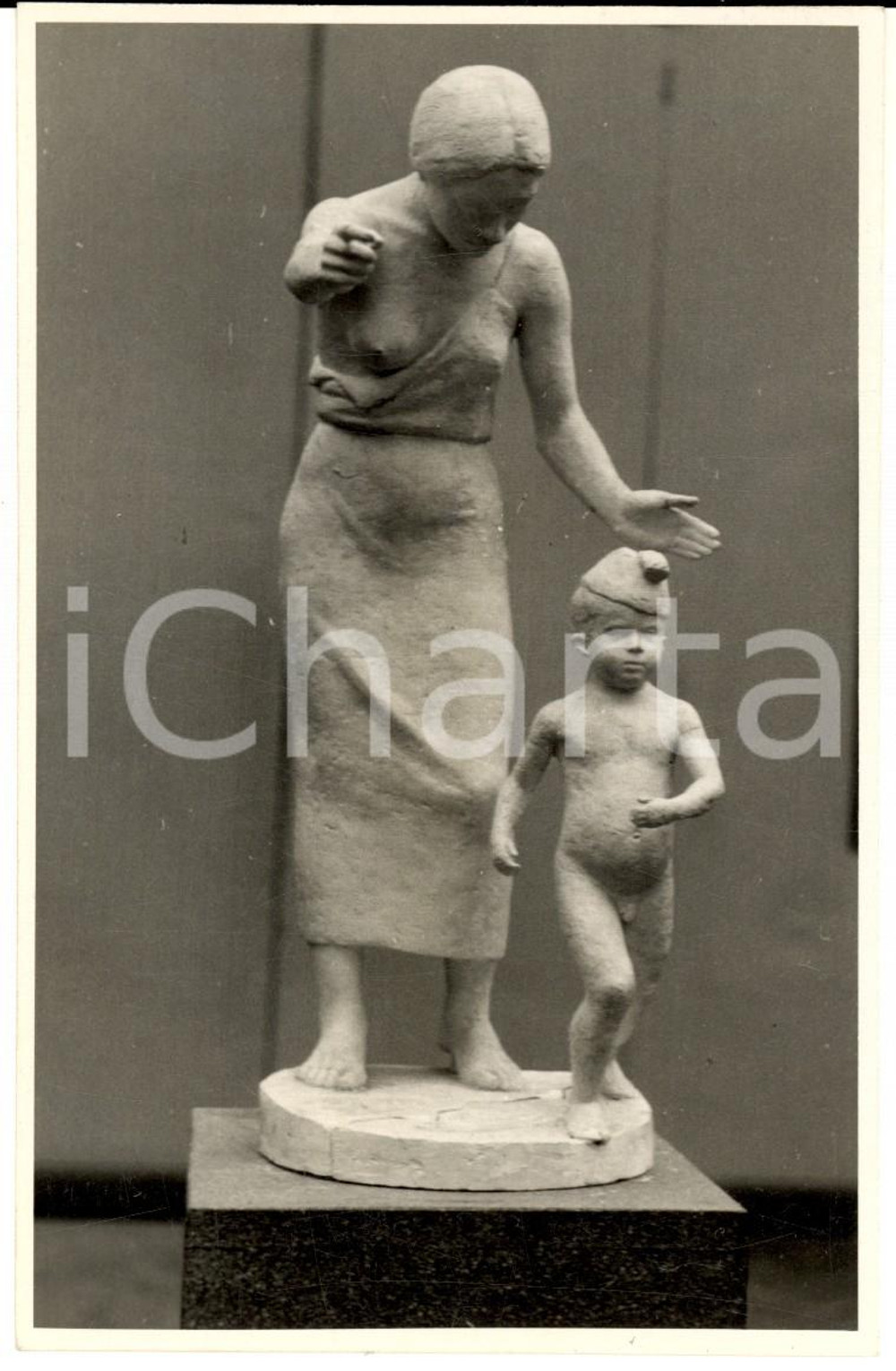 Fotografia d epoca originale 1936 VENEZIA Littoriali Arte  Laerte MILANI Italia nuova Foto coeva scultura 1