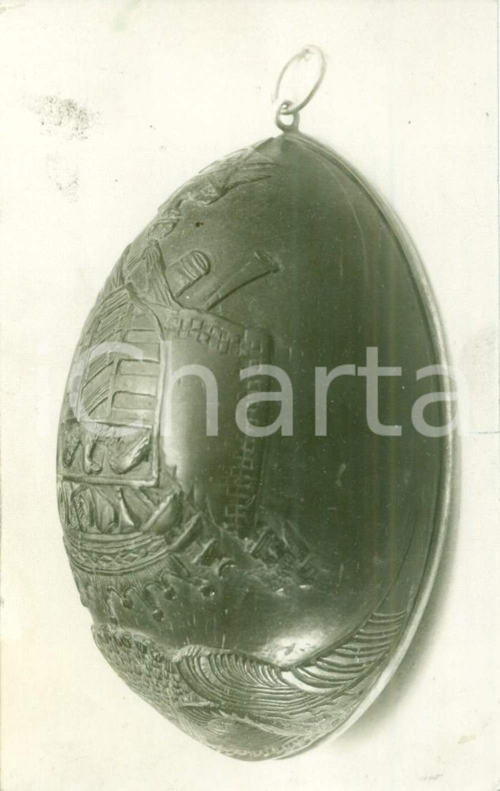 Fotografia d epoca originale 1939 SIENA Fotocartolina di un cimelio di NAPOLEONE Cartolina FP NV 1