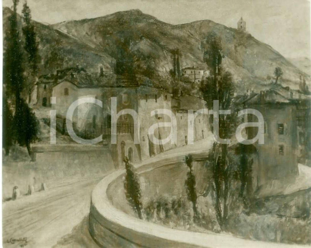 Fotografia d epoca originale 1936 MOSTRE D ARTE Luigi CERVELLATI La svolta Fotografia coeva del quadro 1