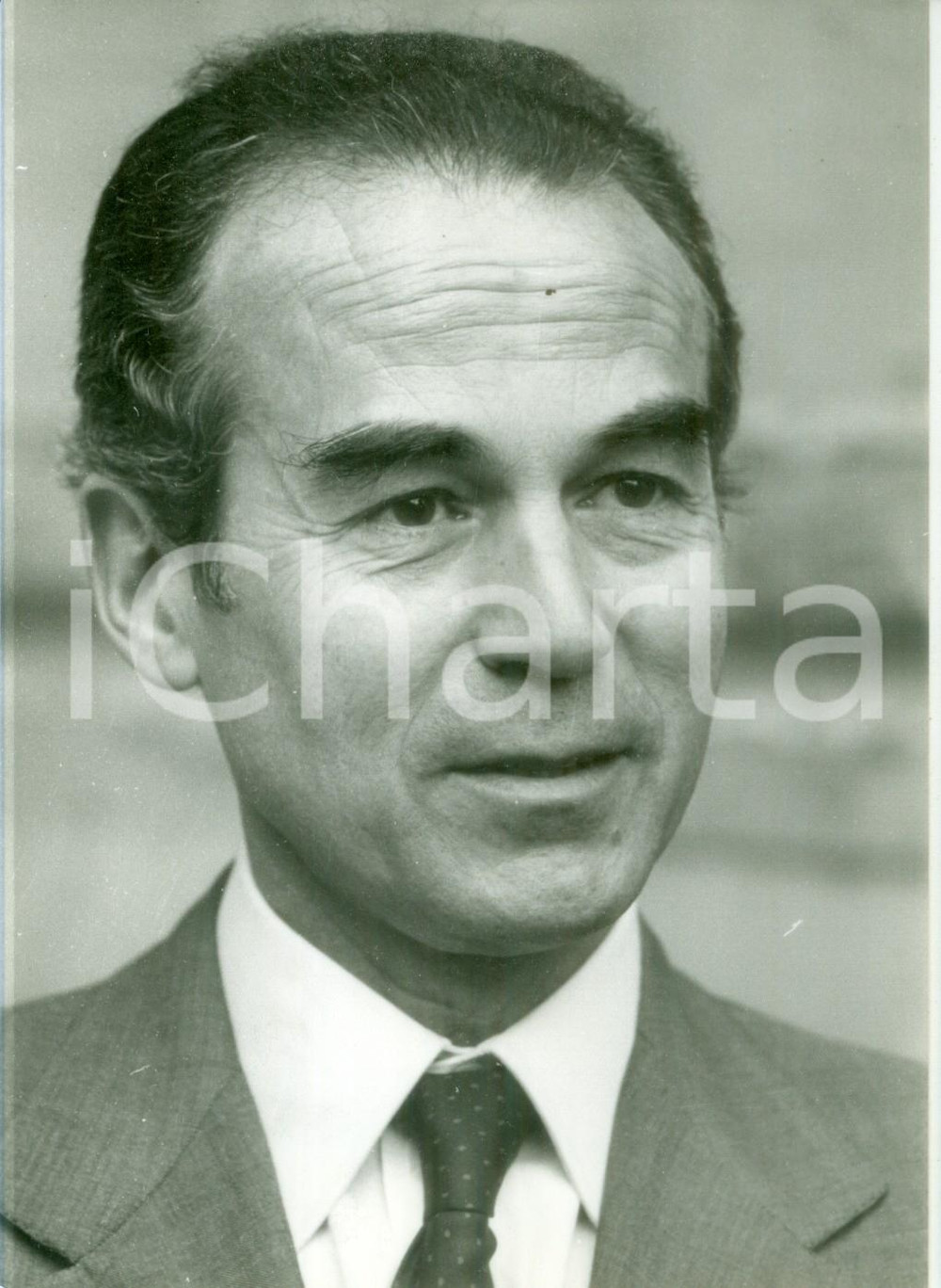 Fotografia d epoca originale 1984 PARIS Ministro Robert BADINTER IN CONFERENZA STAMPA Fotografia 1