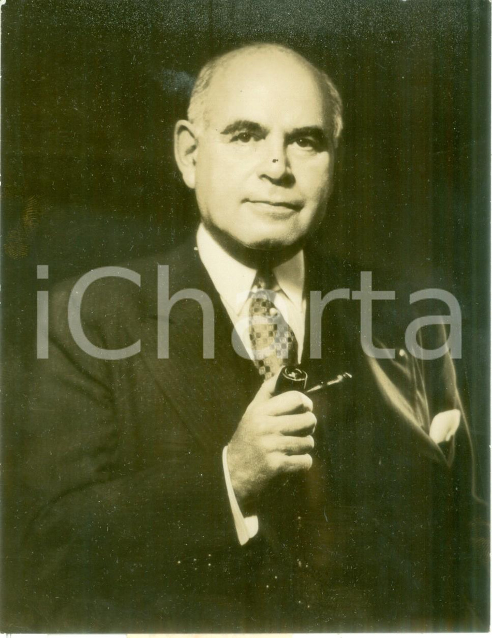 Fotografia d epoca originale 1945 ca USA Herbert H. LEHMAN Direttore generale dell UNRRA Fotografia 1