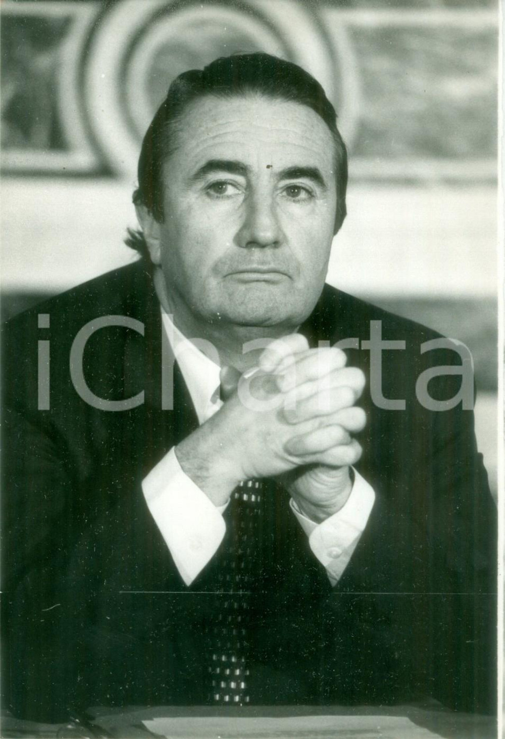 Fotografia d epoca originale 1989 PARIS JeanPierre SOISSON presenta un progetto di legge Fotografia 1