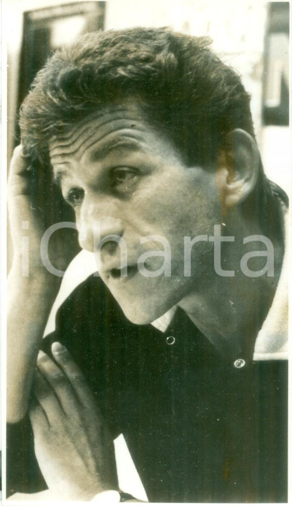 Fotografia d epoca originale 1985 PARIS HubertFÃ©lix THIEFAINE rompe il suo silenzio Fotografia 1