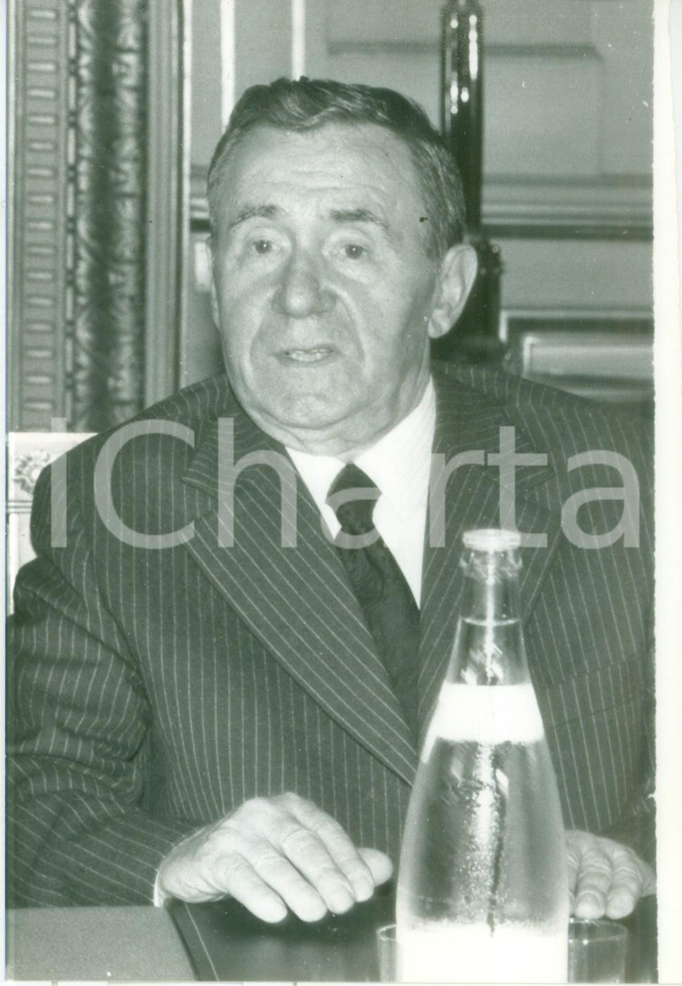 Fotografia d epoca originale 1989 PARIS Politico sovietico Andrej GROMYKO a cena Fotografia 1