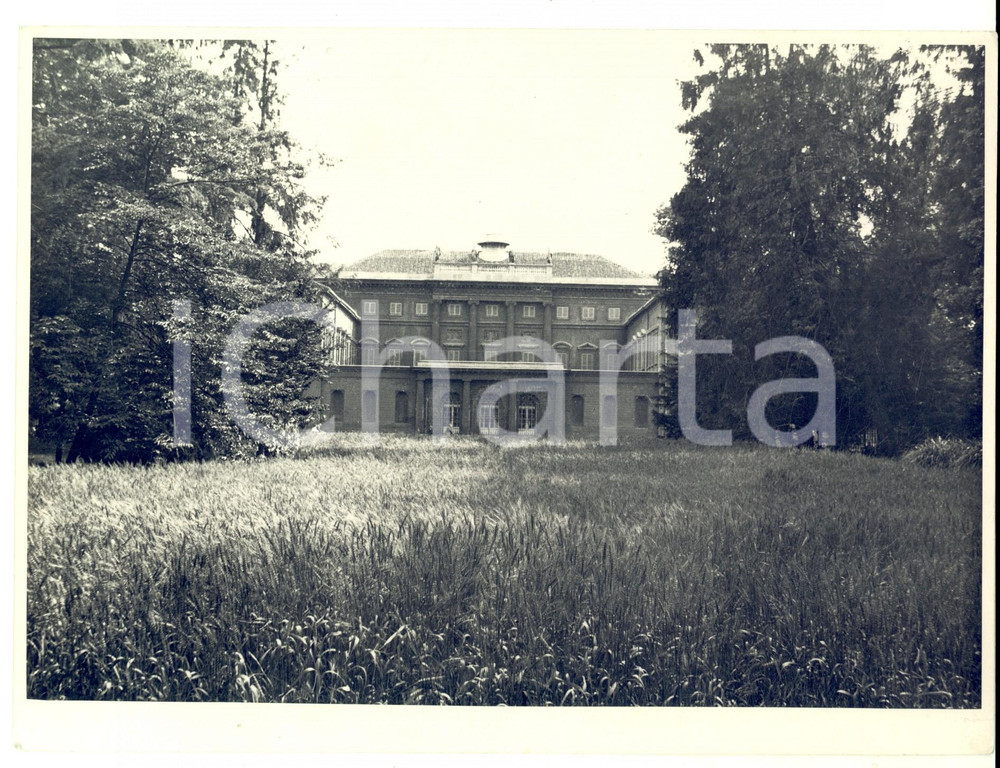 Fotografia d epoca originale 1942 MILANO Veduta di VILLA REALE con giardino Foto ARTISTICA 24x18 cm 1