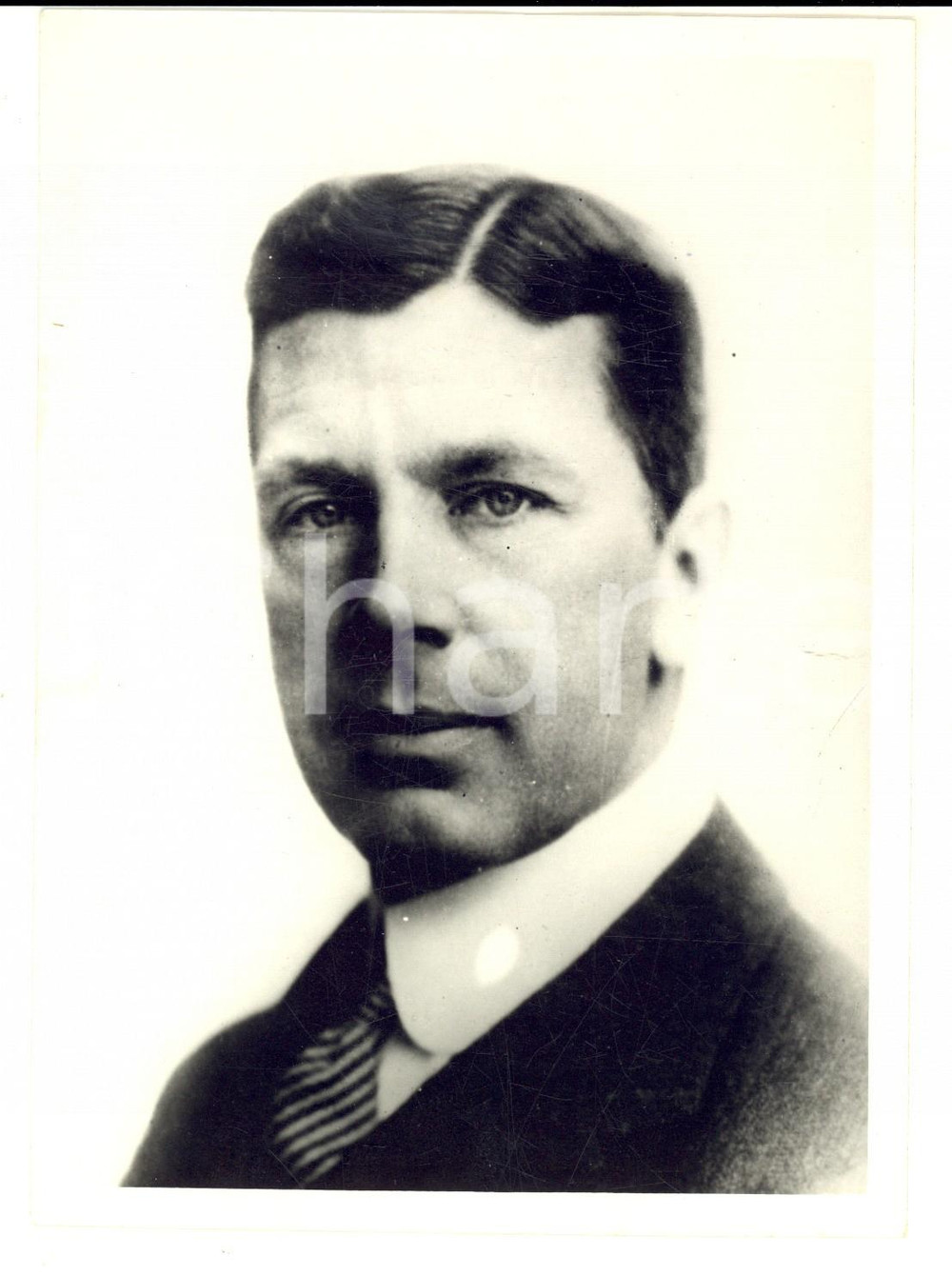 Fotografia d epoca originale 1930 ca SVEZIA Ritratto del principe Gustavo Adolfo Foto riproduzione 13x18 cm 1