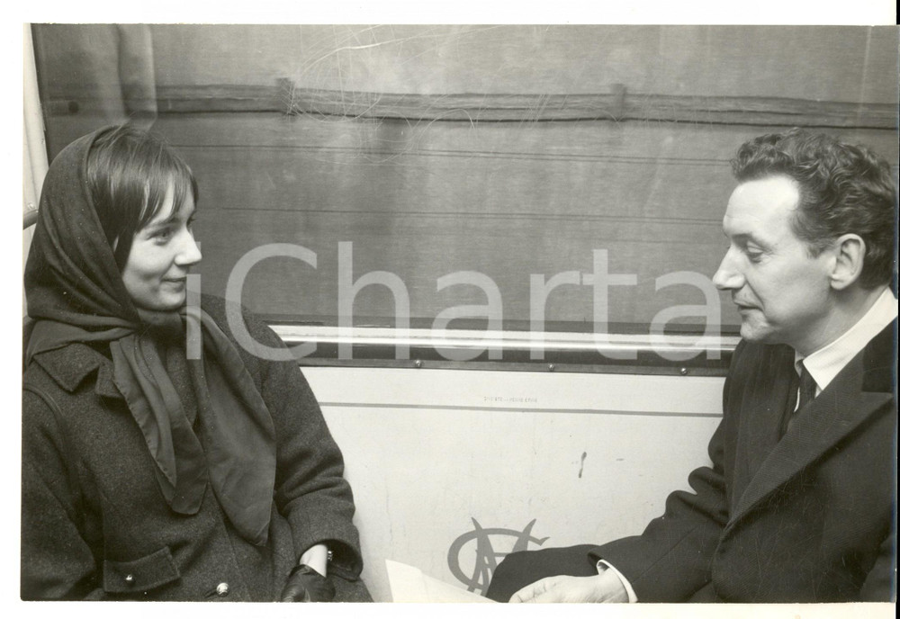 Fotografia d epoca originale 1960 ca PARIS Pierre PERRIN sul trasporto pubblico locale Fotografia 26x18 1