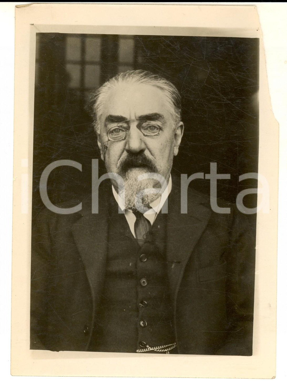 Fotografia d epoca originale 1930 ca LONDON Portrait of the economist Sidney WEBB Photo 13x18 cm 1