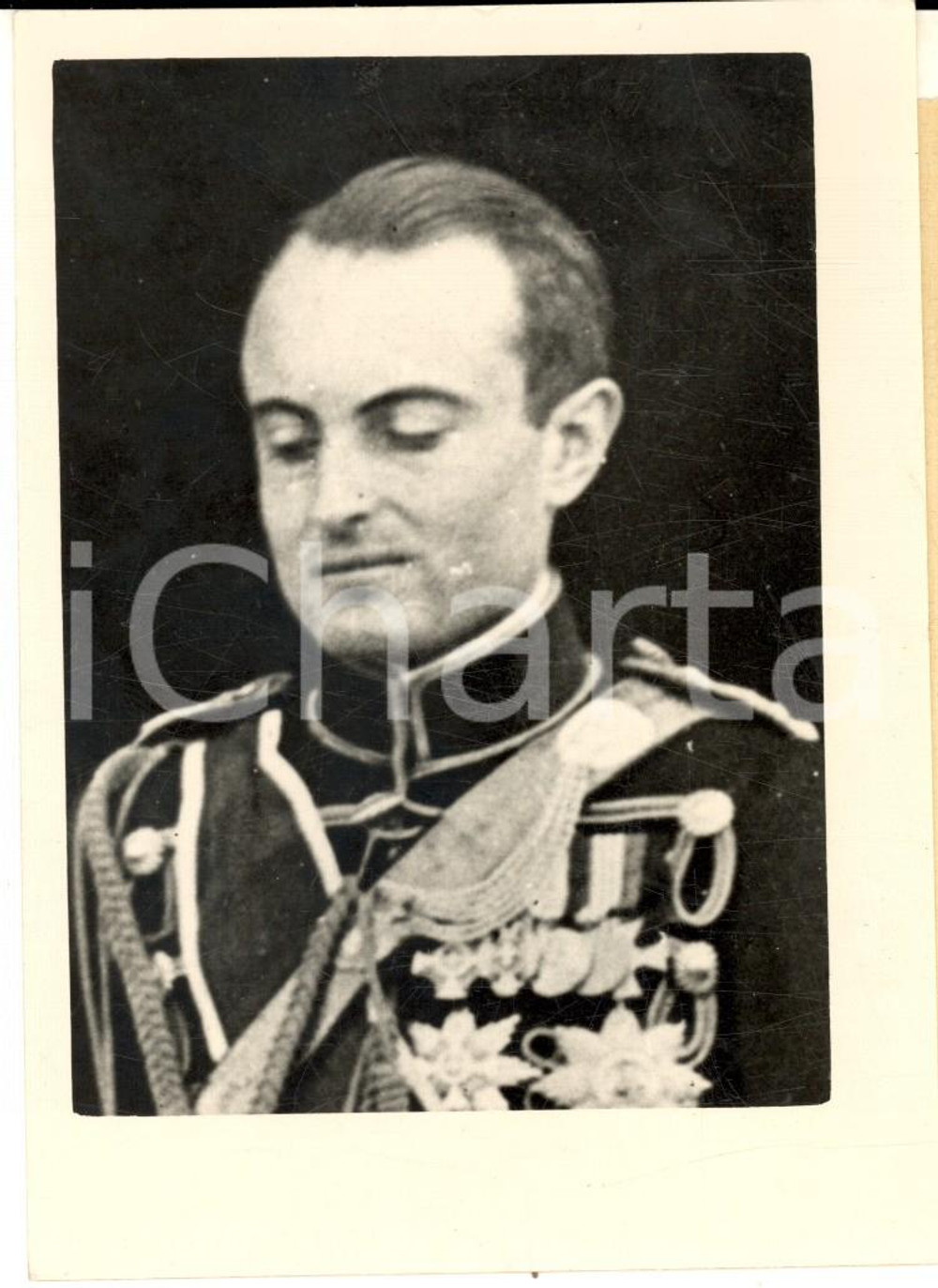Fotografia d epoca originale 1934 Ritratto di Paolo di JUGOSLAVIA  principe reggente Foto 9x13 cm 1