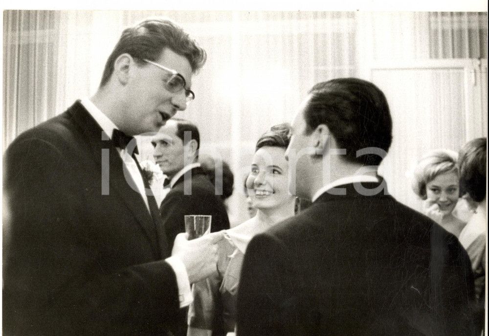 Fotografia d epoca originale 1960 ca MADRID Un ricevimento con la famiglia reale di BULGARIA Foto 27x19 1