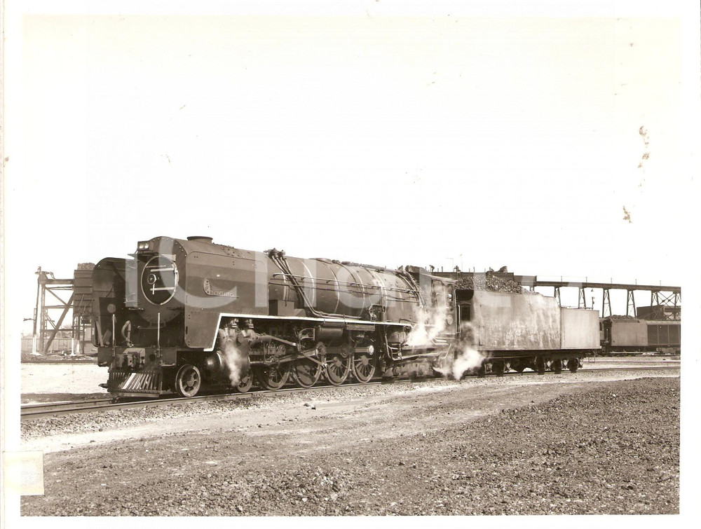 Fotografia d epoca originale 1970 ca SOUTH AFRICA Ferrovie SAR Treno NEWCASTLE Foto 21 x 16 cm 1