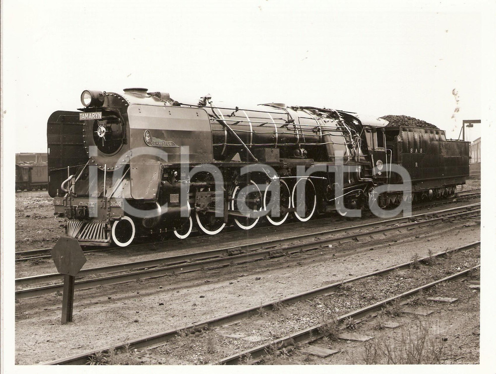 Fotografia d epoca originale 1981 GERMISTON SOUTH AFRICA Ferrovie SAR Treno TAMARYN 2040 Foto 21 x 16 cm 1