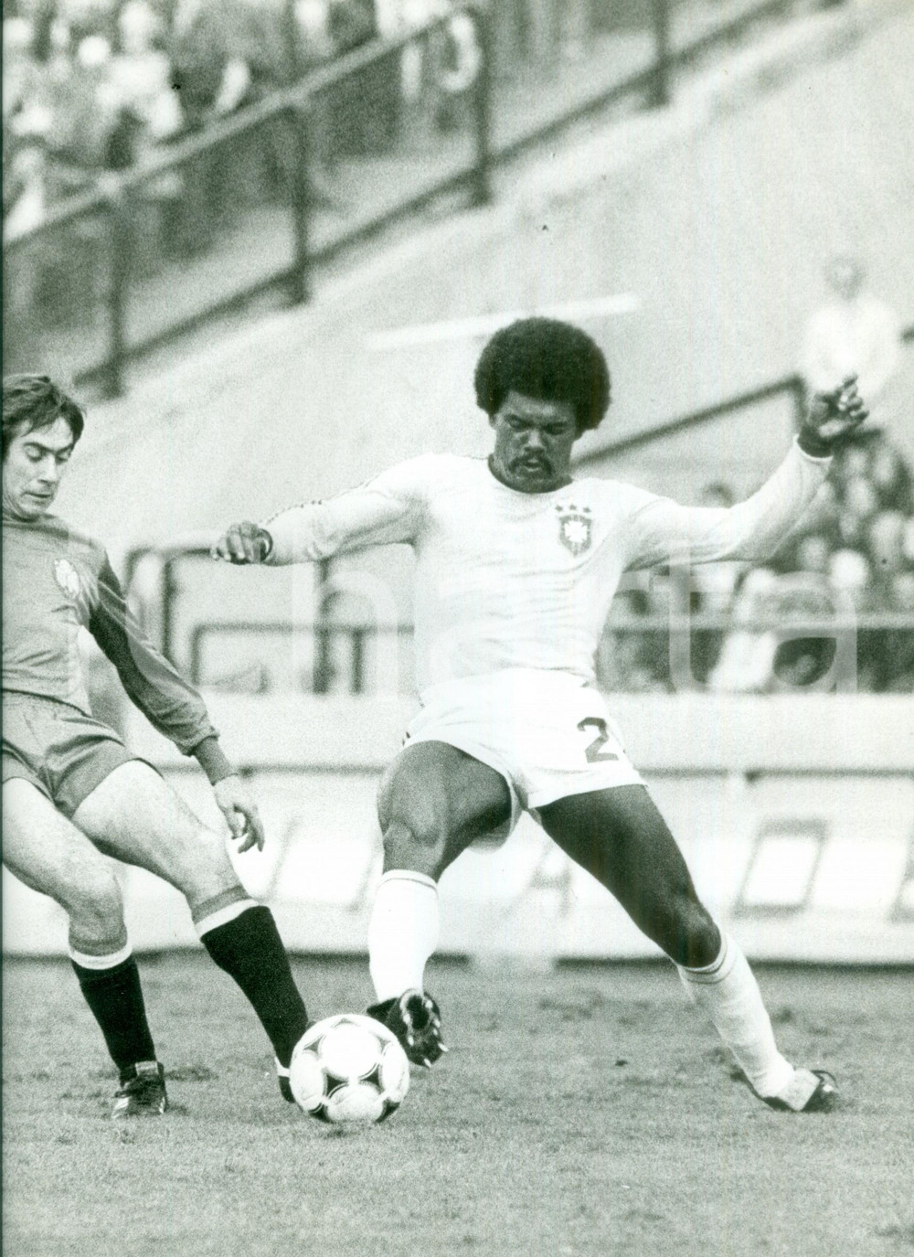 Fotografia d epoca originale 1978 BRASILE Calcio MONDIALI Il grande calciatore TONINHO Fotografia 1