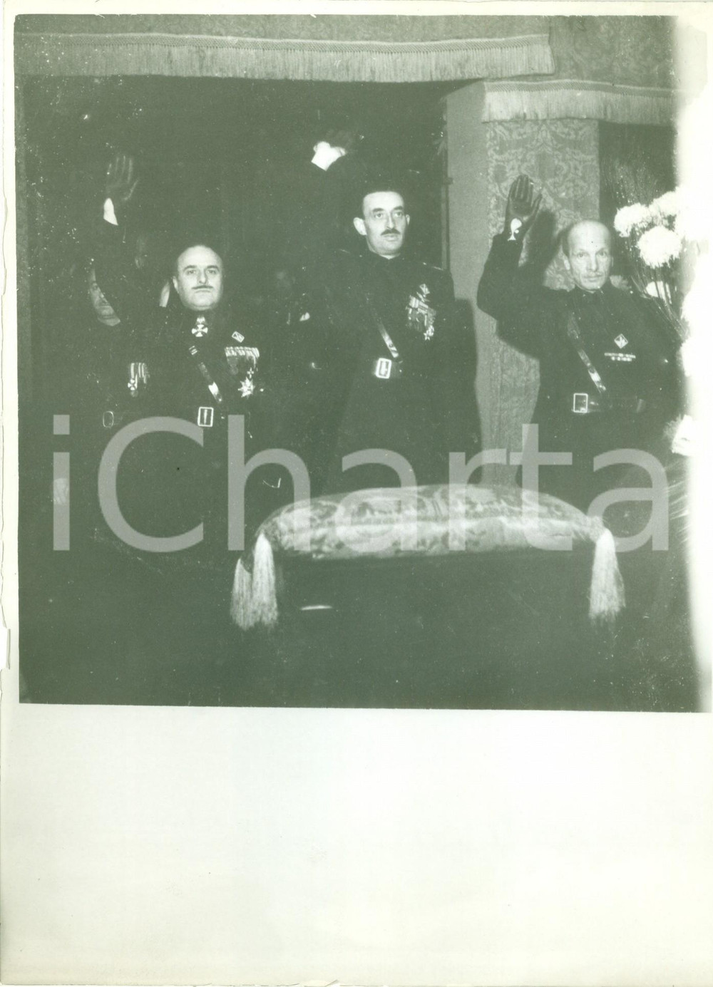 Fotografia d epoca originale 1935 MILANO Marcello VISCONTI DI MODRONE alla Federazione Fascista Fotografia 1