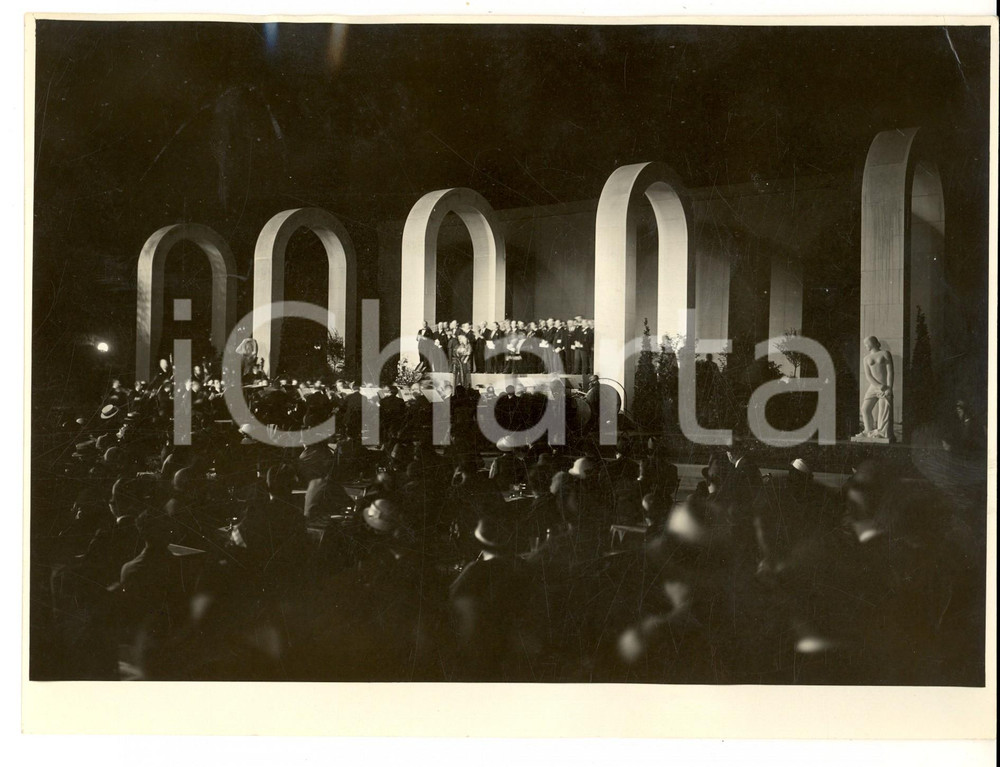 Fotografia d epoca originale 1933 MILANO Concerto sinfonico per la V TRIENNALE Foto Mario CRIMELLA 1