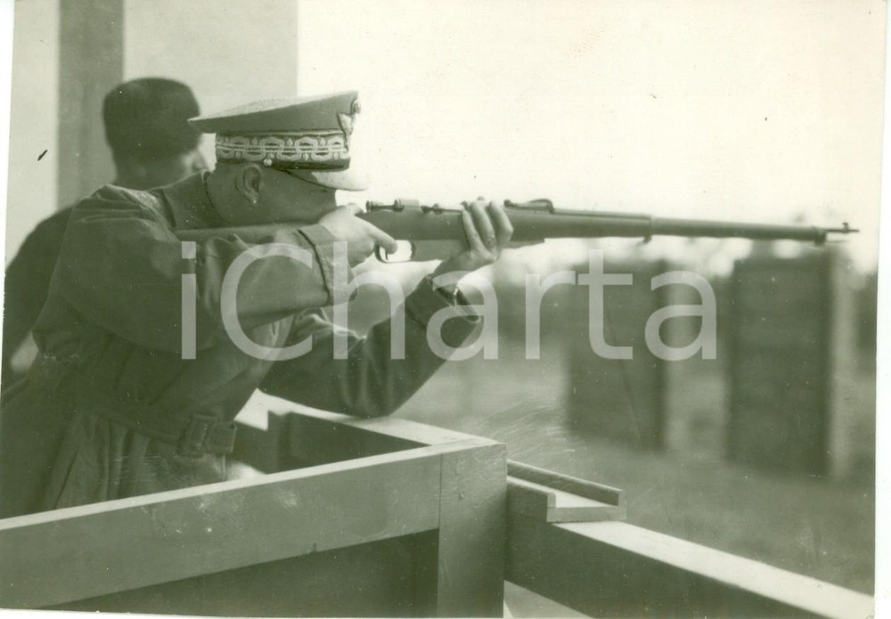 Fotografia d epoca originale 1934 LEGNANO Inaugurazione del nuovo Poligono di tiro a segno nazionale FOTO 1