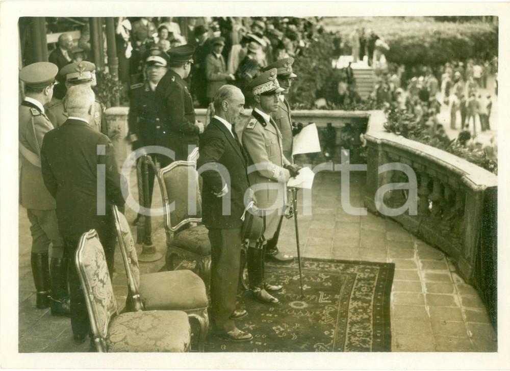Fotografia d epoca originale 1939 TORINO MIRAFIORI AutoritÃ  alla Giornata della Moda Fotografia 1