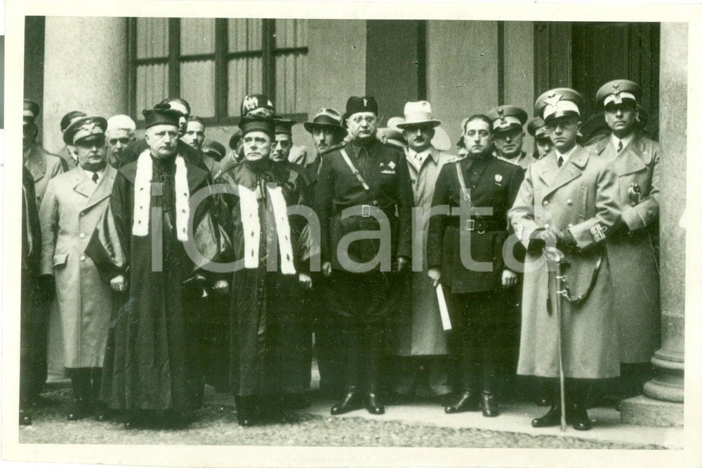 Fotografia d epoca originale 1936 MILANO Inaugurazione anno accademico Regia UniversitÃ  Fotografia 1